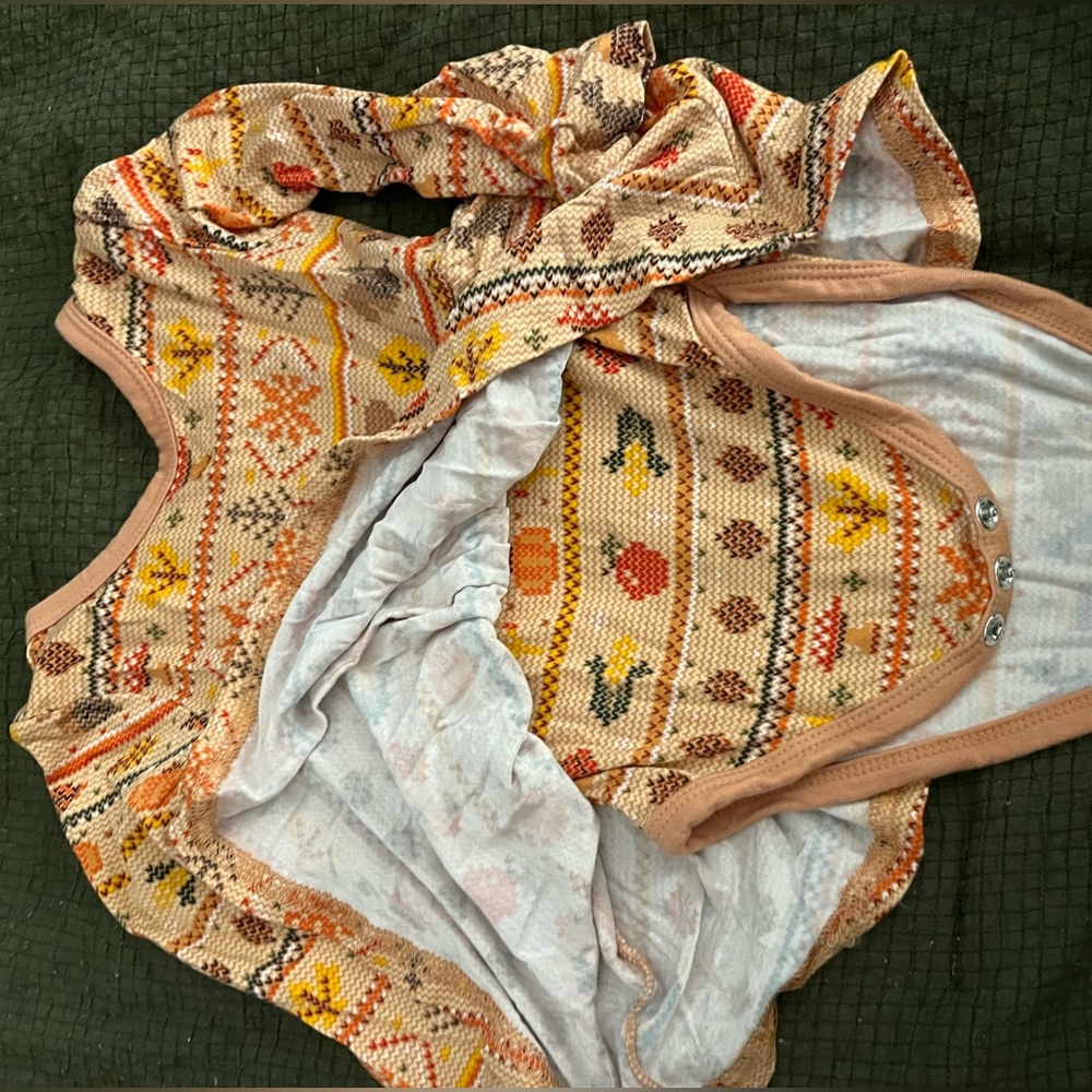 Little Sleepies Play thanksgiving dress